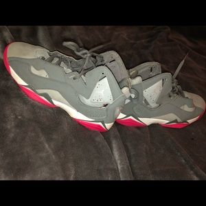 Grey and pink air Jordan’s !